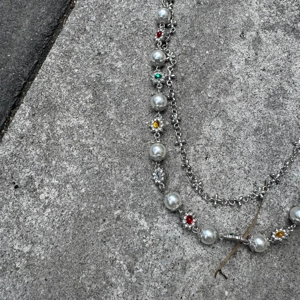 Pearl Charm Wallet Chain